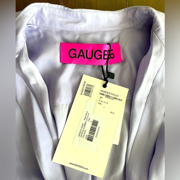 Gauge81 Naha lilac purple silk dress NWT - Picture 6 of 7